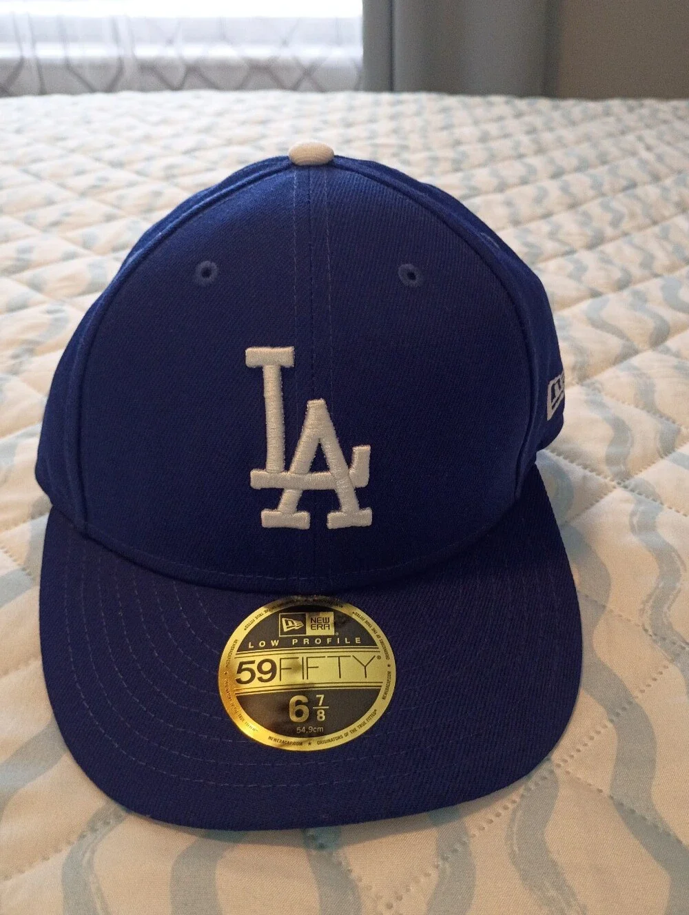 Los Angeles Kids' Royal Blue Baseball Cap with White LA Logo